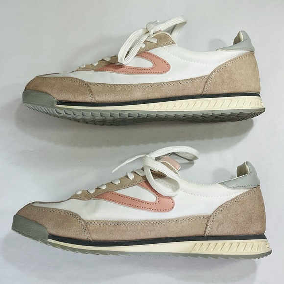 Tretorn Rawlins Shoes Sz 10M Womens White Pink Blush Tennis Sneakers Low Comfort - Picture 6 of 16